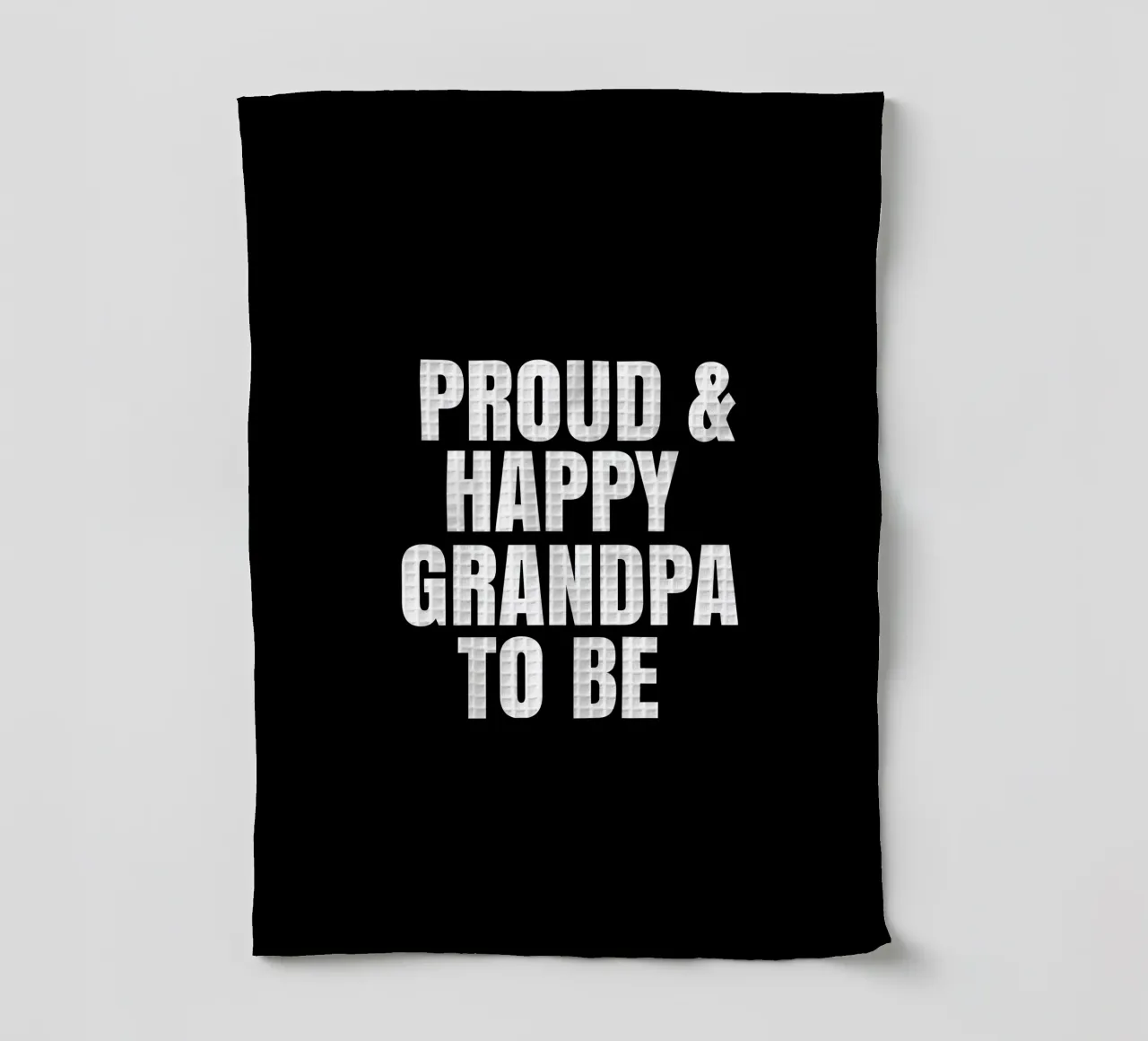 Happy and proud grandpa to be canovaccio da cucina da happieeagle