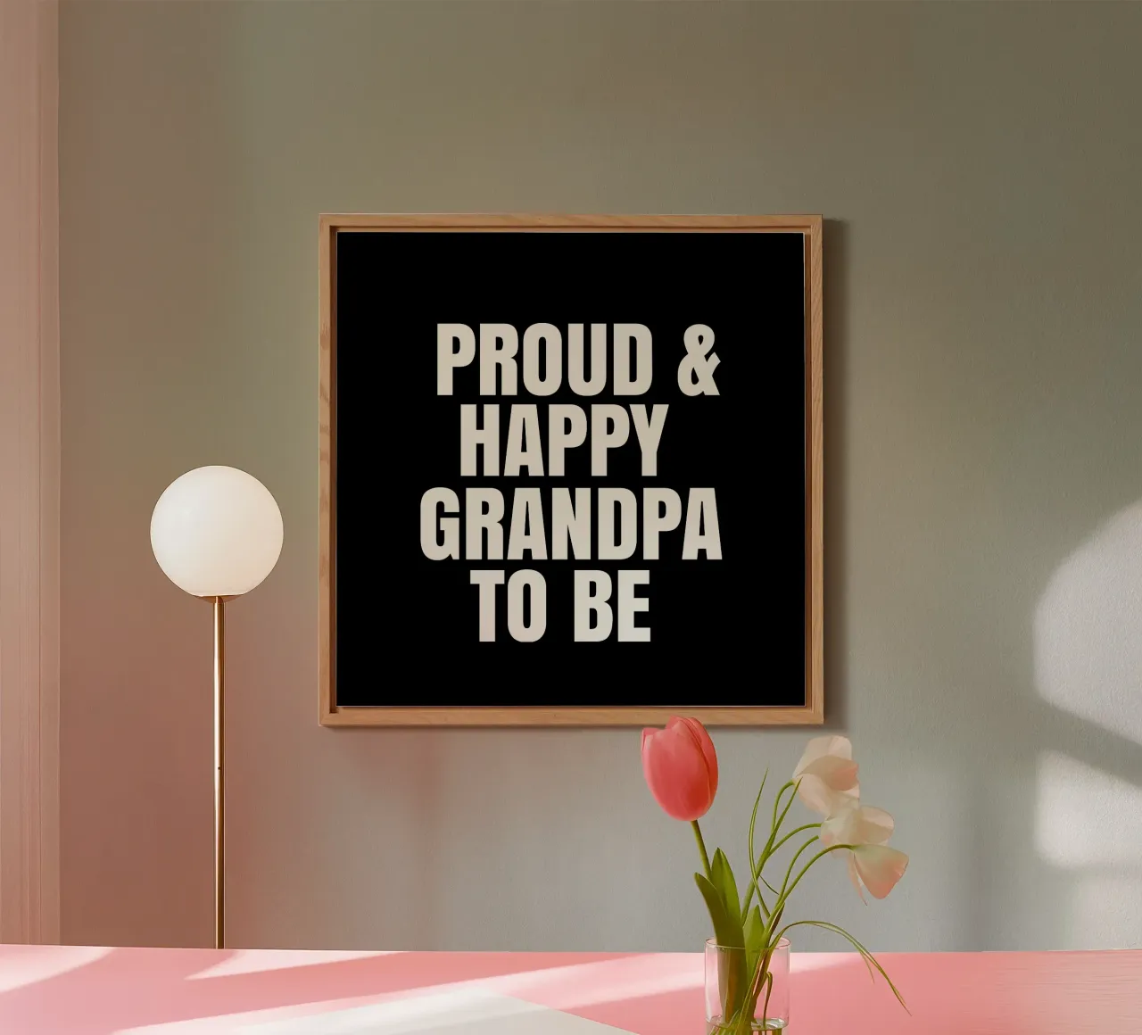 Happy and proud grandpa to be alluminio dibond da happieeagle