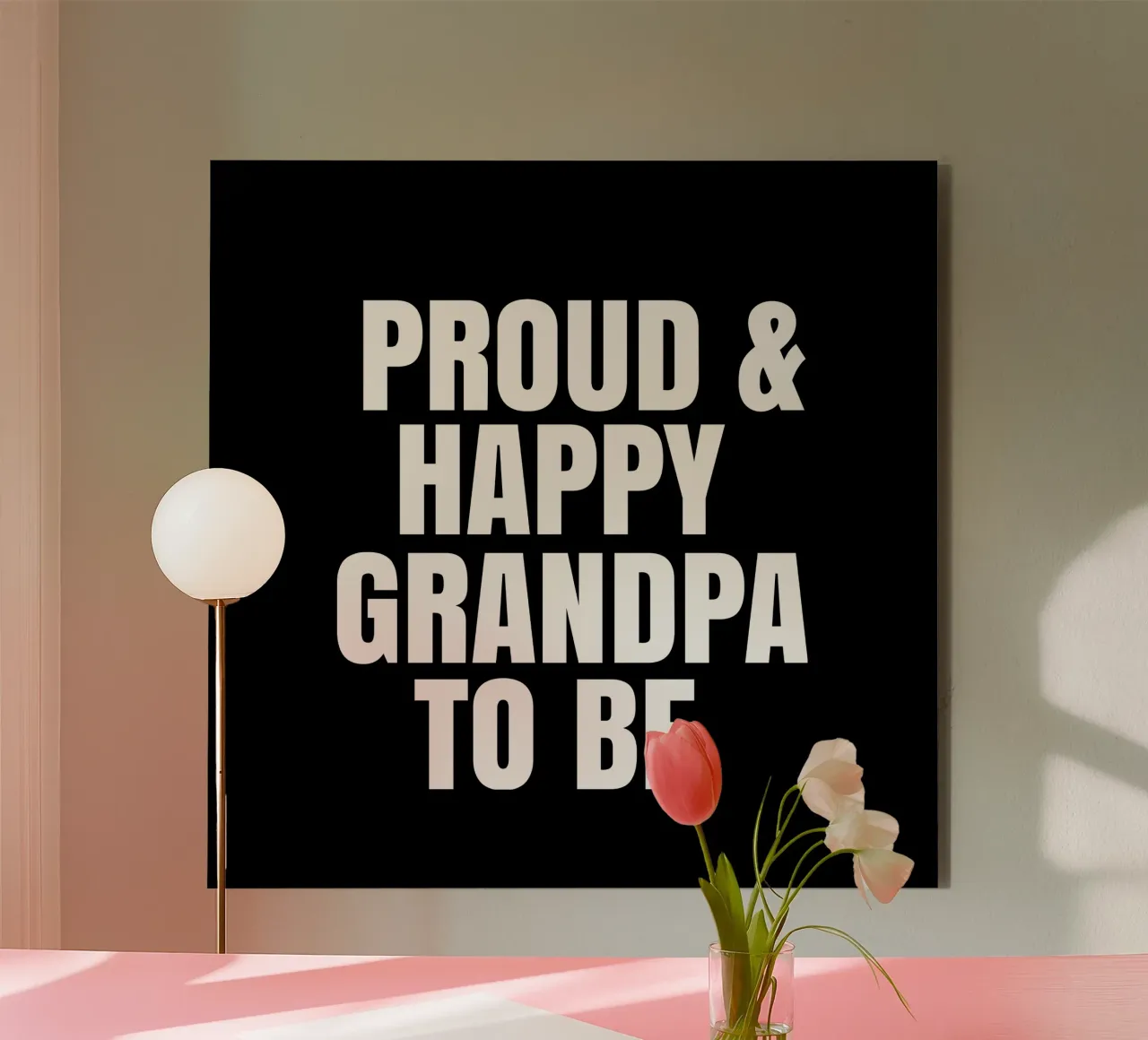 Happy and proud grandpa to be alluminio dibond da happieeagle