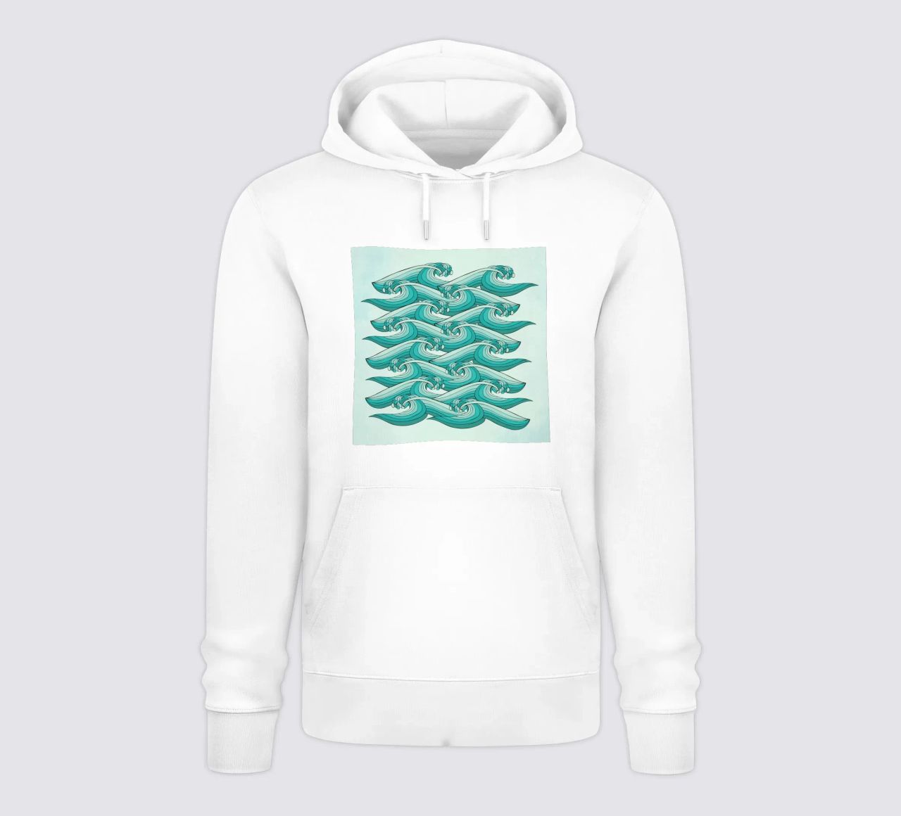 Ocean Vibes felpa con cappuccio da Pom Graphic Design