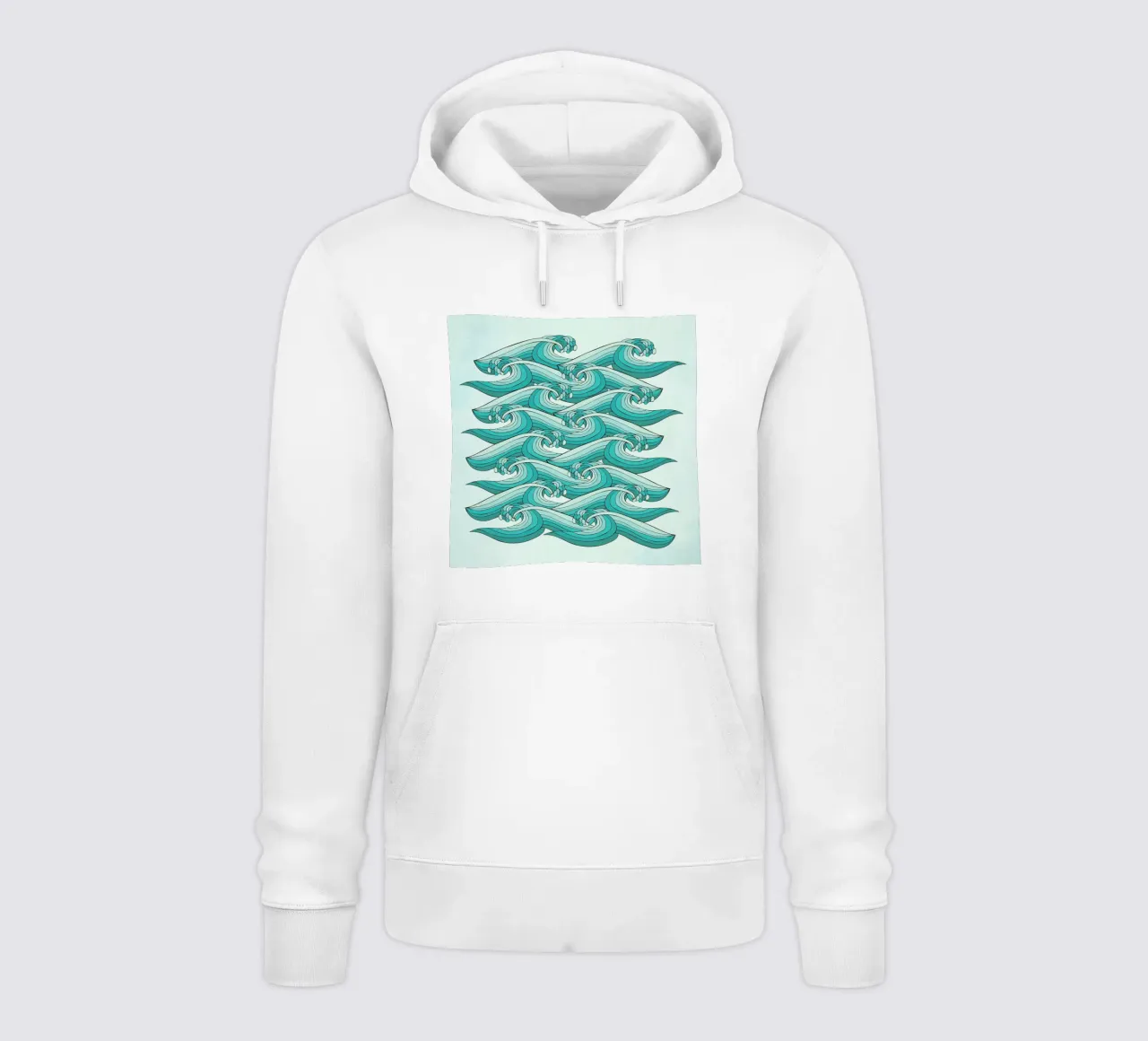 Ocean Vibes felpa con cappuccio da Pom Graphic Design