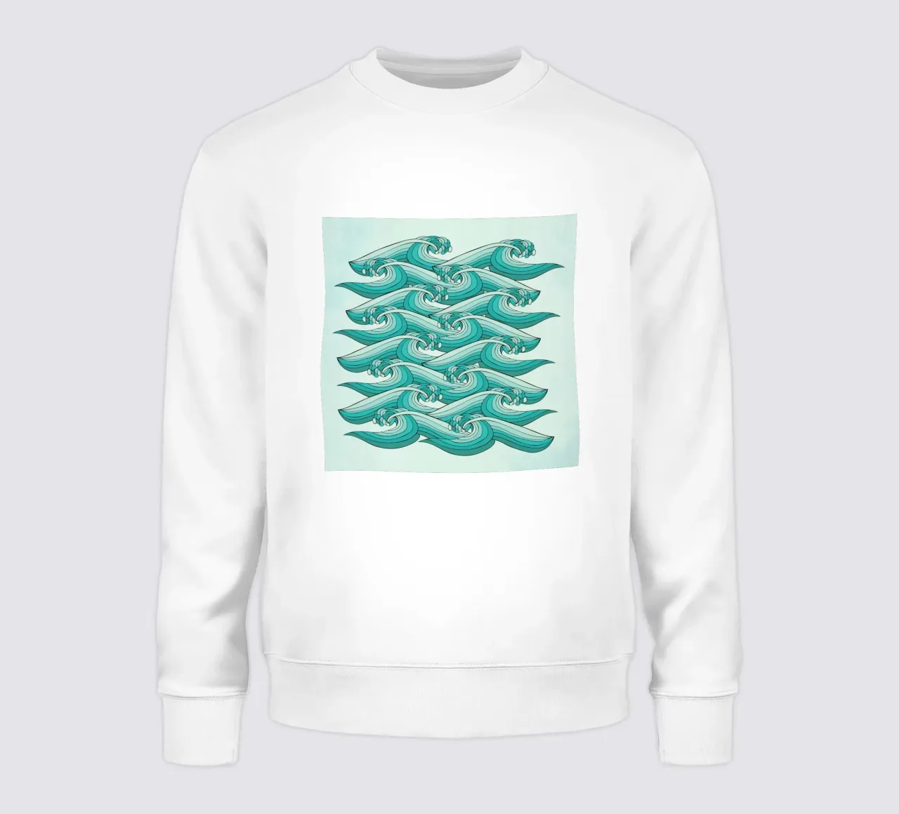 Ocean Vibes Sweatshirt von Pom Graphic Design