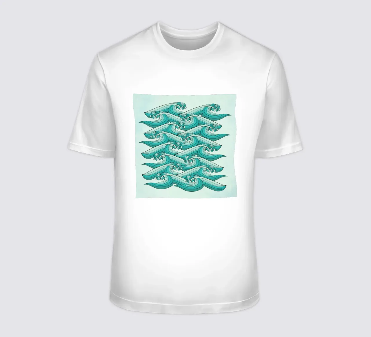 Ocean Vibes t-shirt da Pom Graphic Design