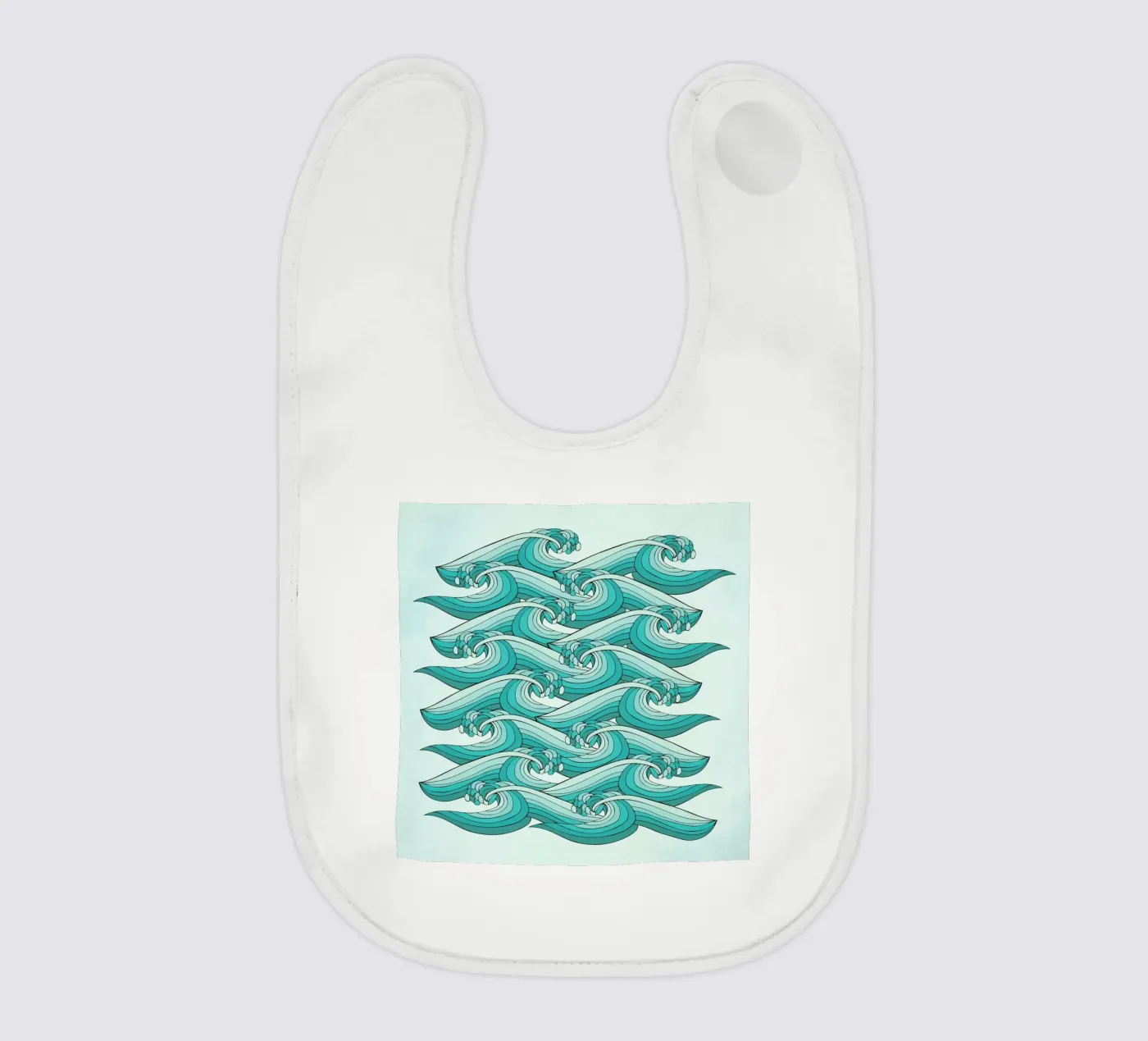 Ocean Vibes Babylätzchen von Pom Graphic Design