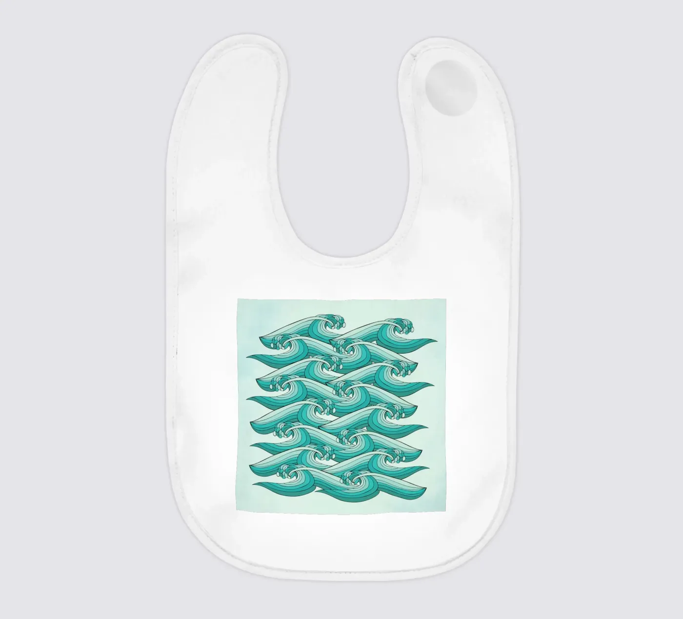 Ocean Vibes Babylätzchen von Pom Graphic Design