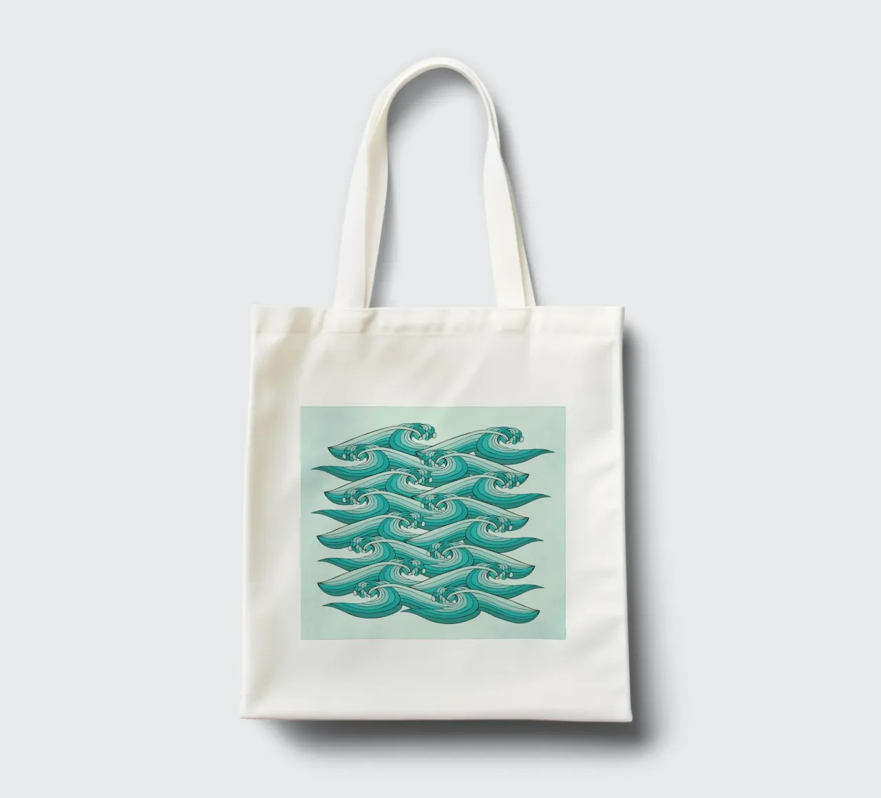 Ocean Vibes borsa in juta da Pom Graphic Design