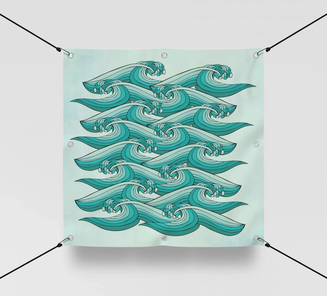 Ocean Vibes telo in pvc da Pom Graphic Design
