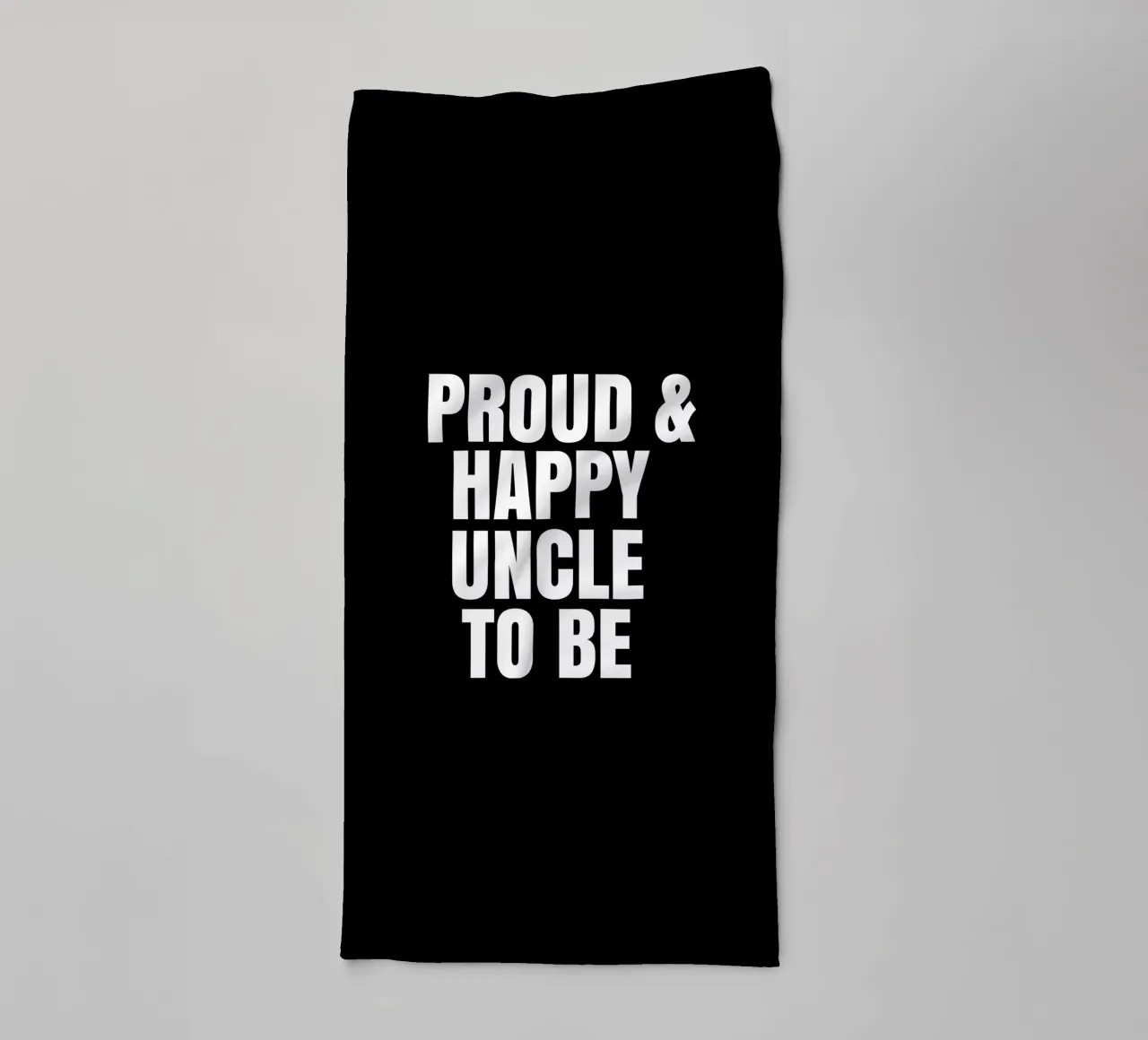 Proud and happy uncle to be asciugamano da bagno da happieeagle