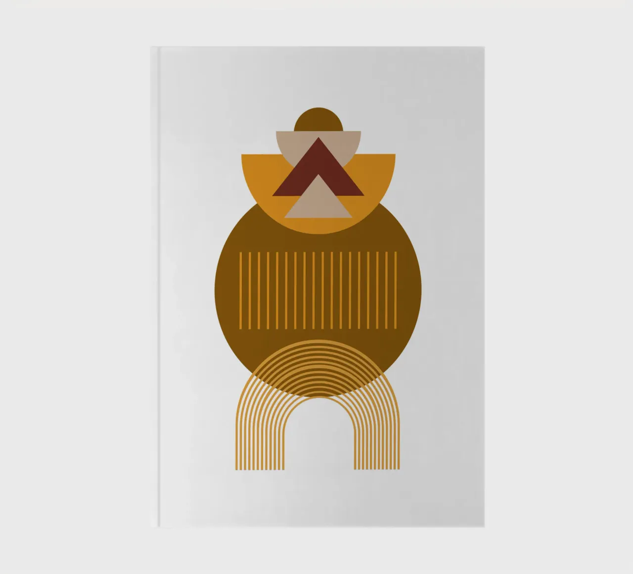 Boho Minimalist Modern Simple notebook by YSV MINIMALIST