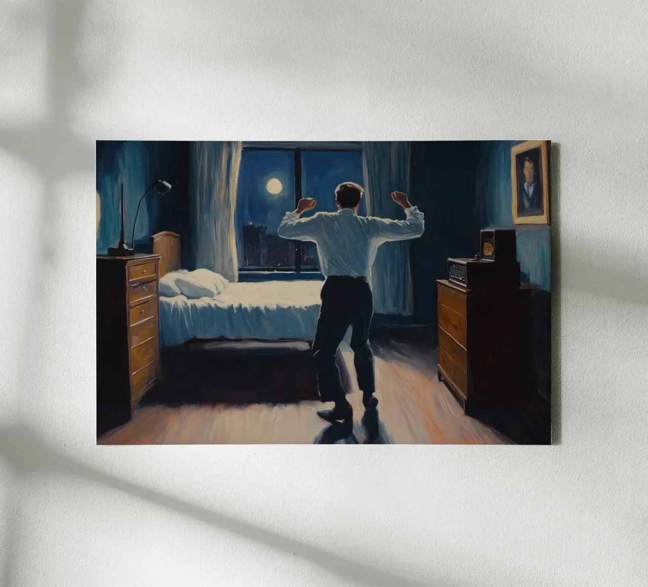 Ballo in camera da letto tela con Cornice a cassetta da Art Center