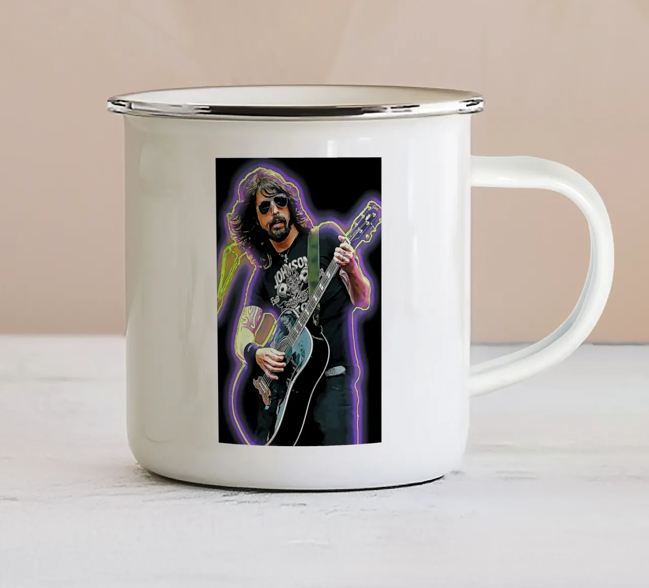 Ghrol Story enamel mug by neonartroom