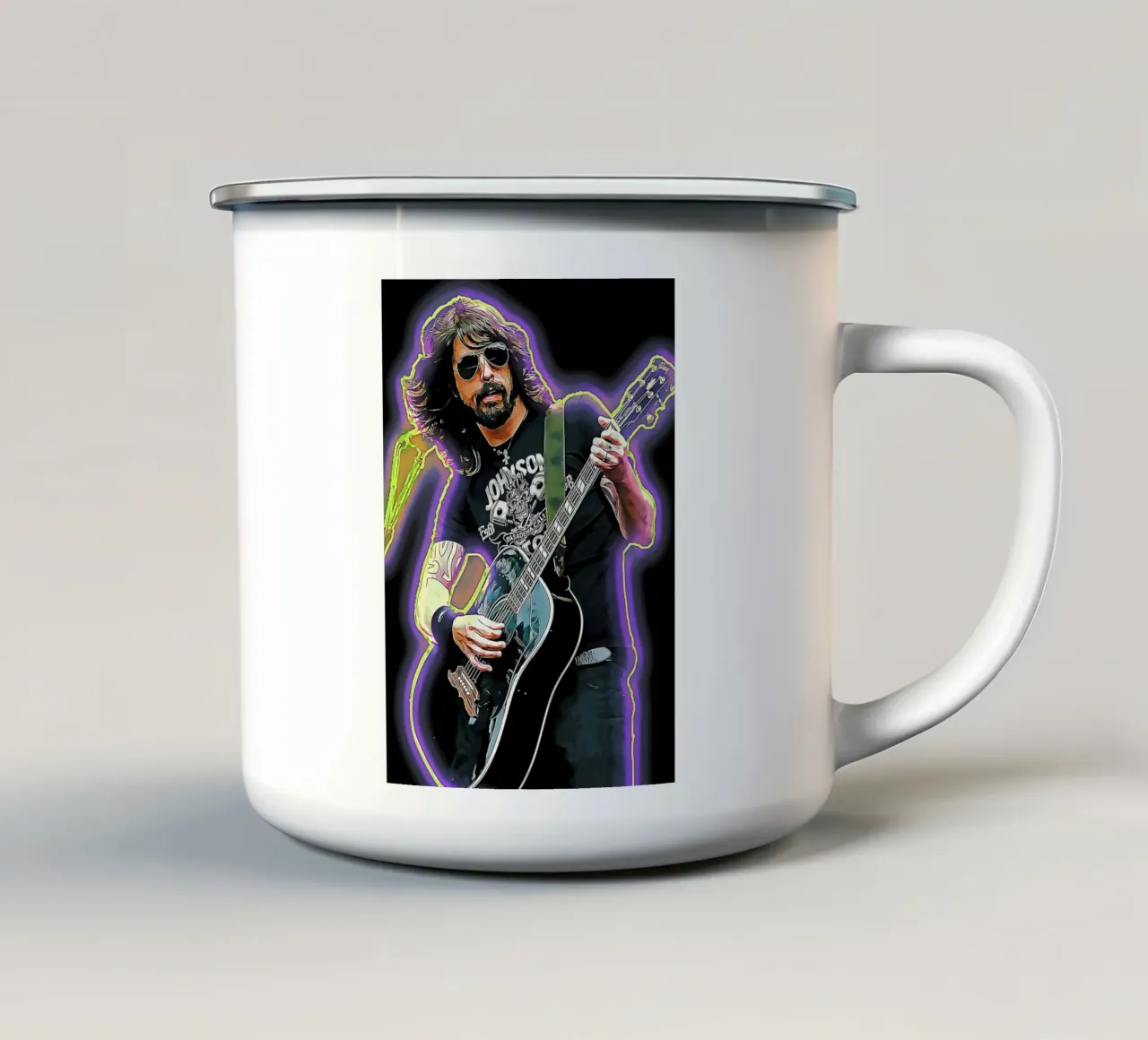 Ghrol Story enamel mug by neonartroom