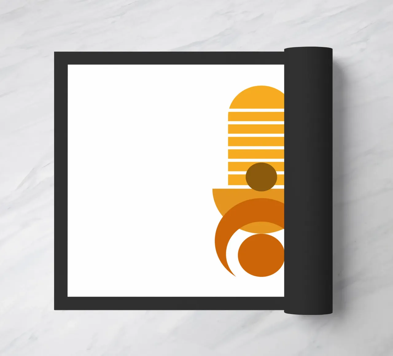 Boho Minimalist Modern Simple doormat by YSV MINIMALIST