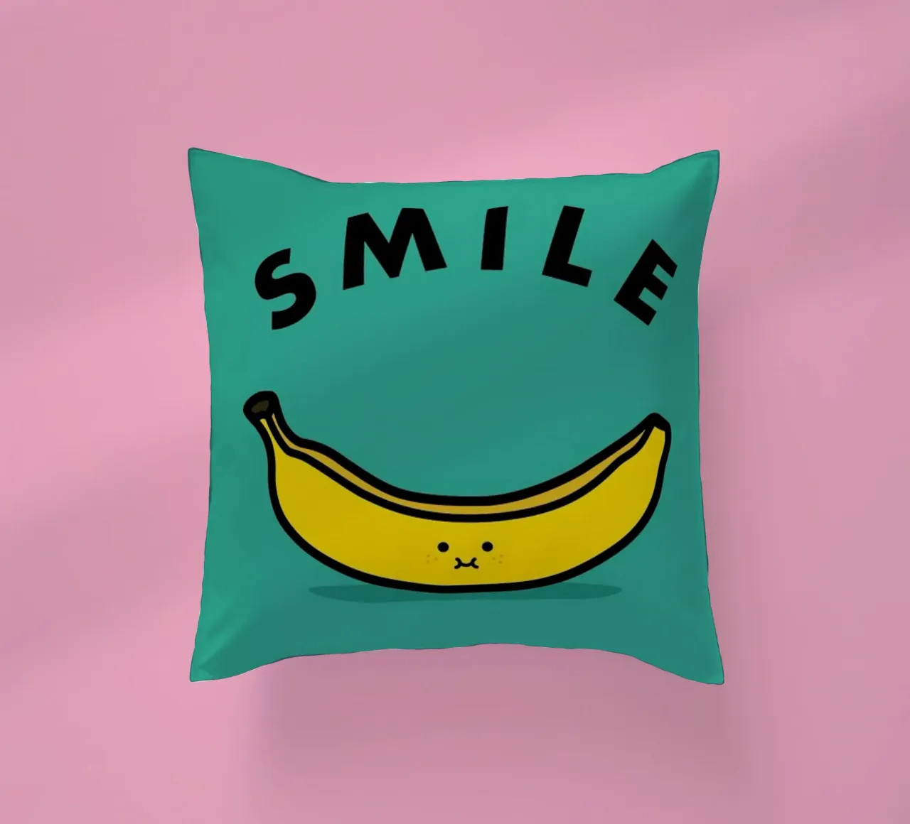 Banana decorative cushion by Jaco Haasbroek