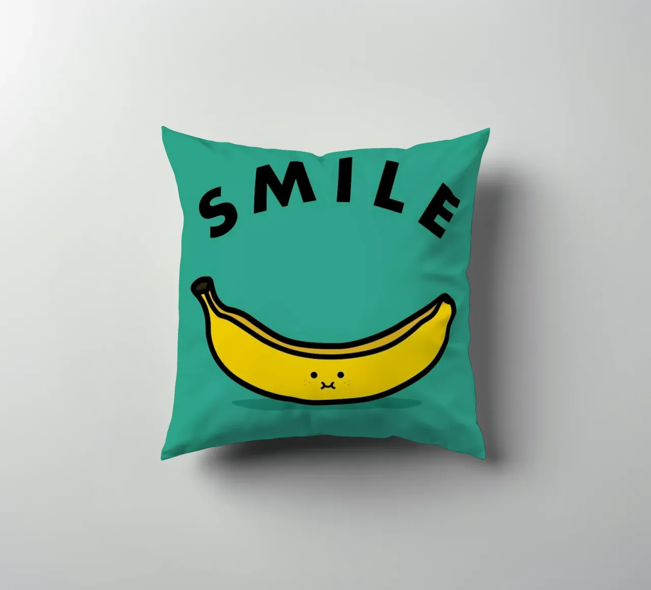 Banana decorative cushion by Jaco Haasbroek
