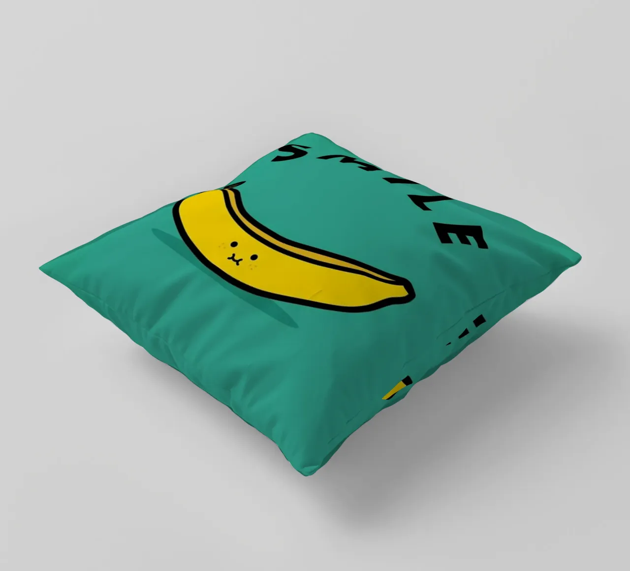 Banana decorative cushion by Jaco Haasbroek