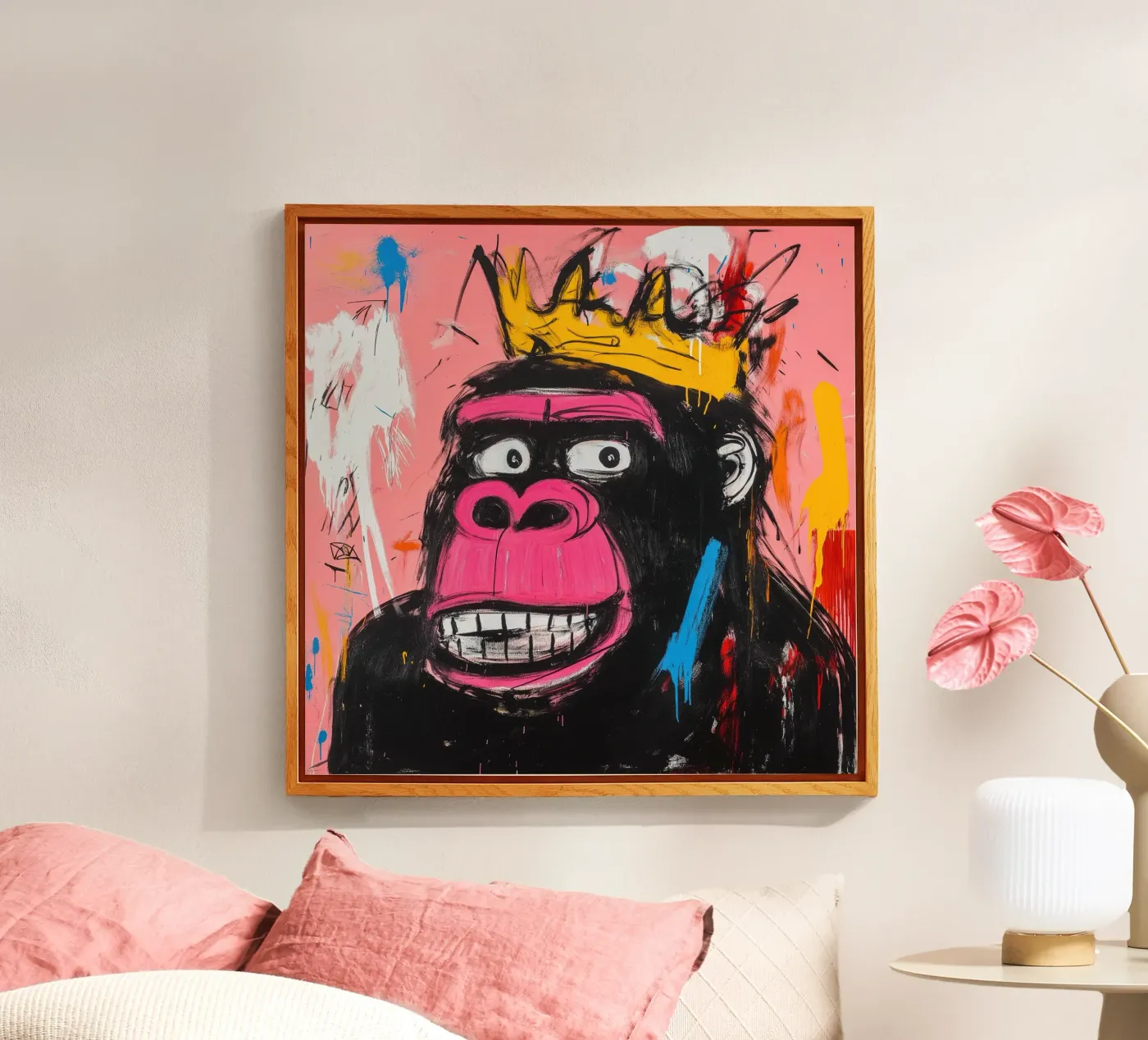 König Gorilla Acryl-Glas von Art Center