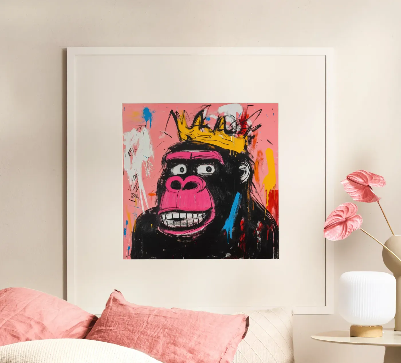 Koning Gorilla poster van Art Center