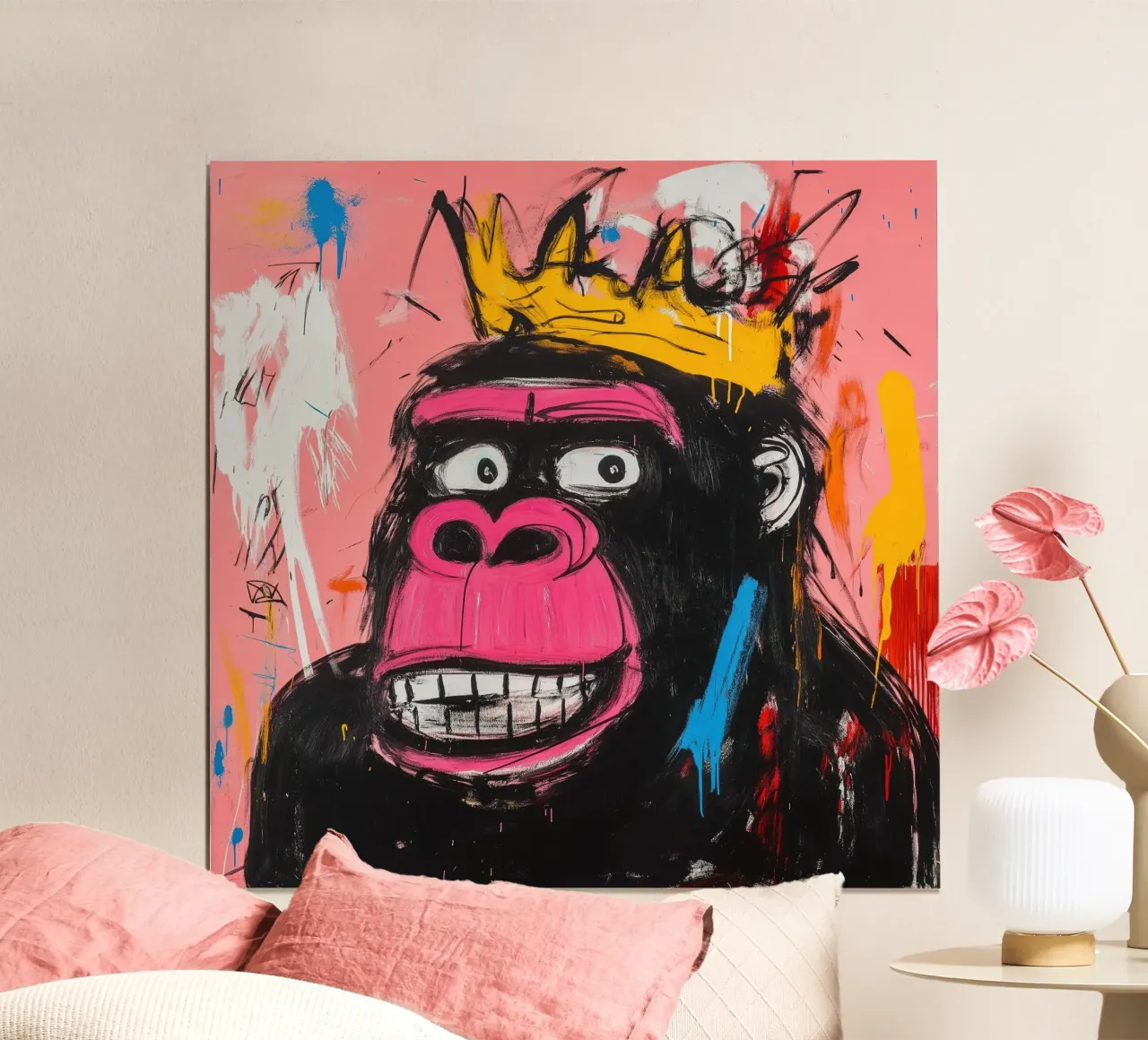 Re Gorilla poster da Art Center