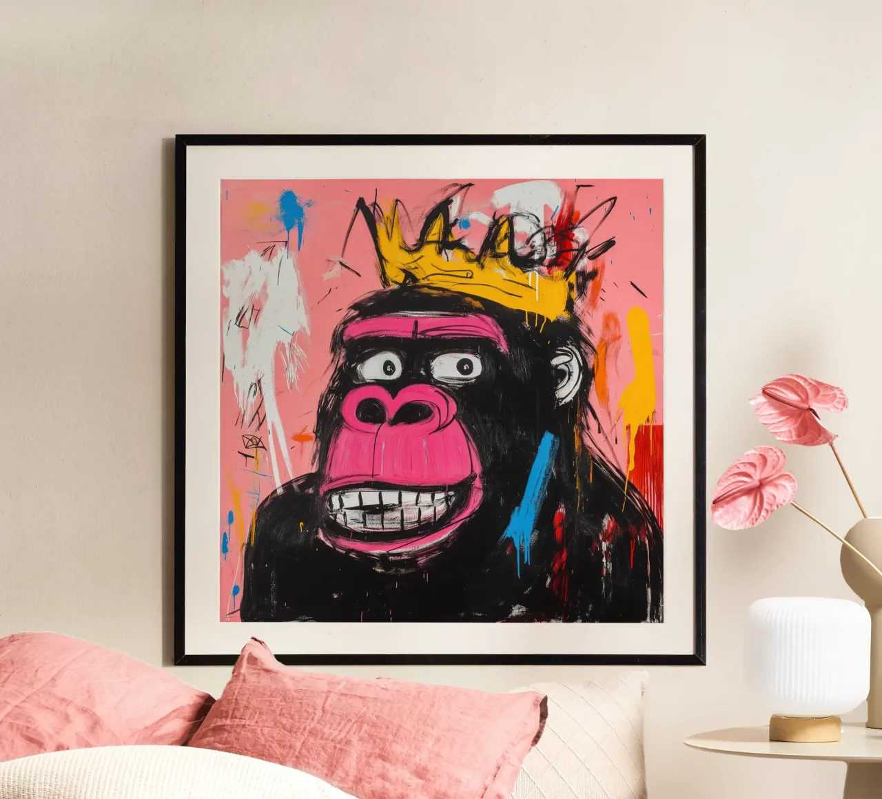 Re Gorilla poster da Art Center