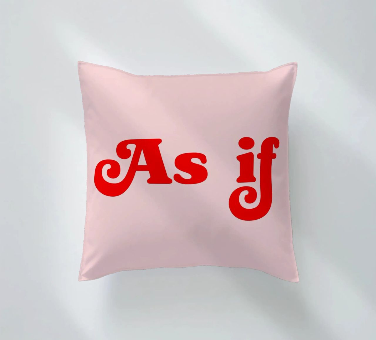 Alsof (roze en perzikkleur) kussen van Paigaam Studio