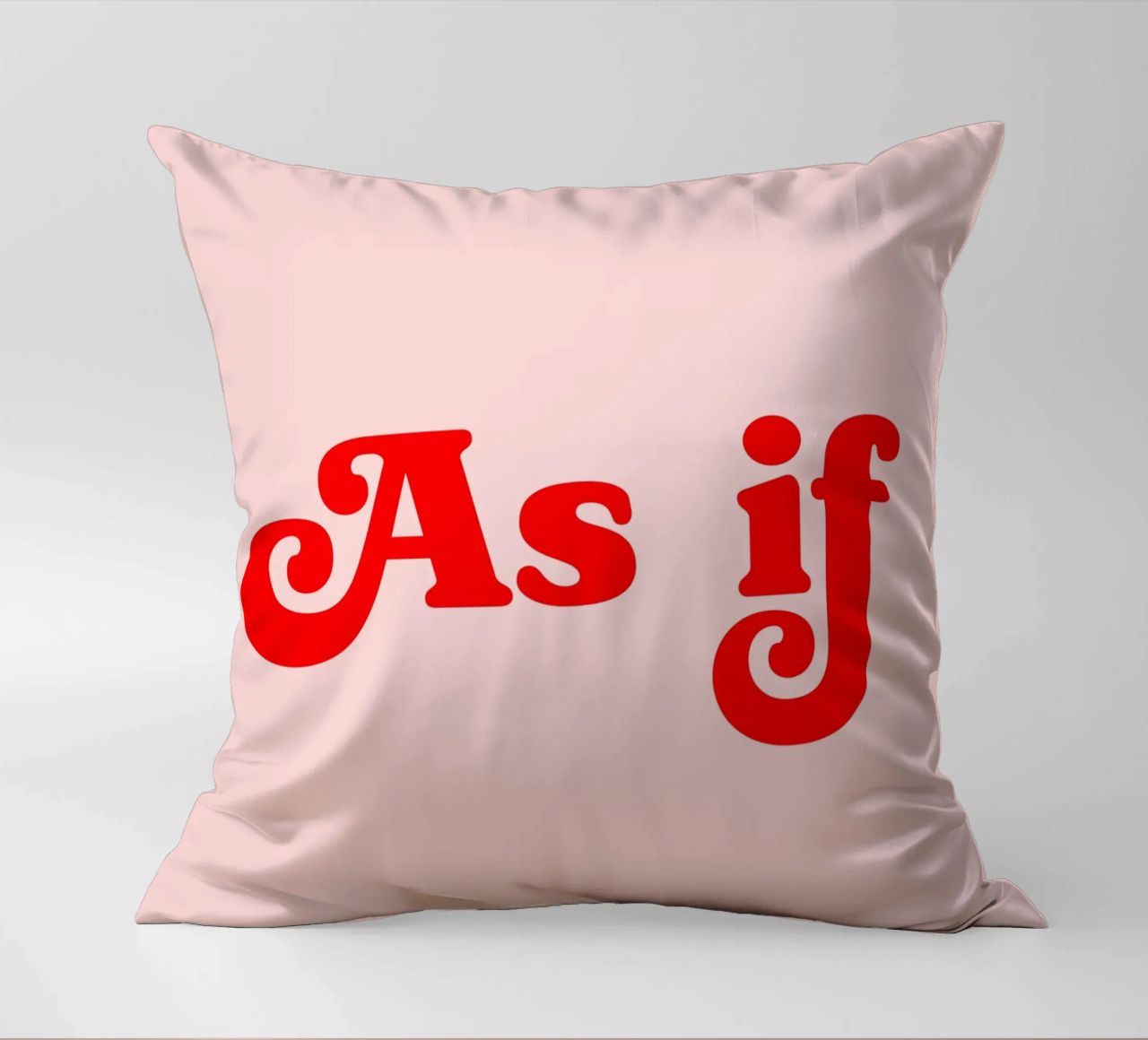 Alsof (roze en perzikkleur) kussen van Paigaam Studio