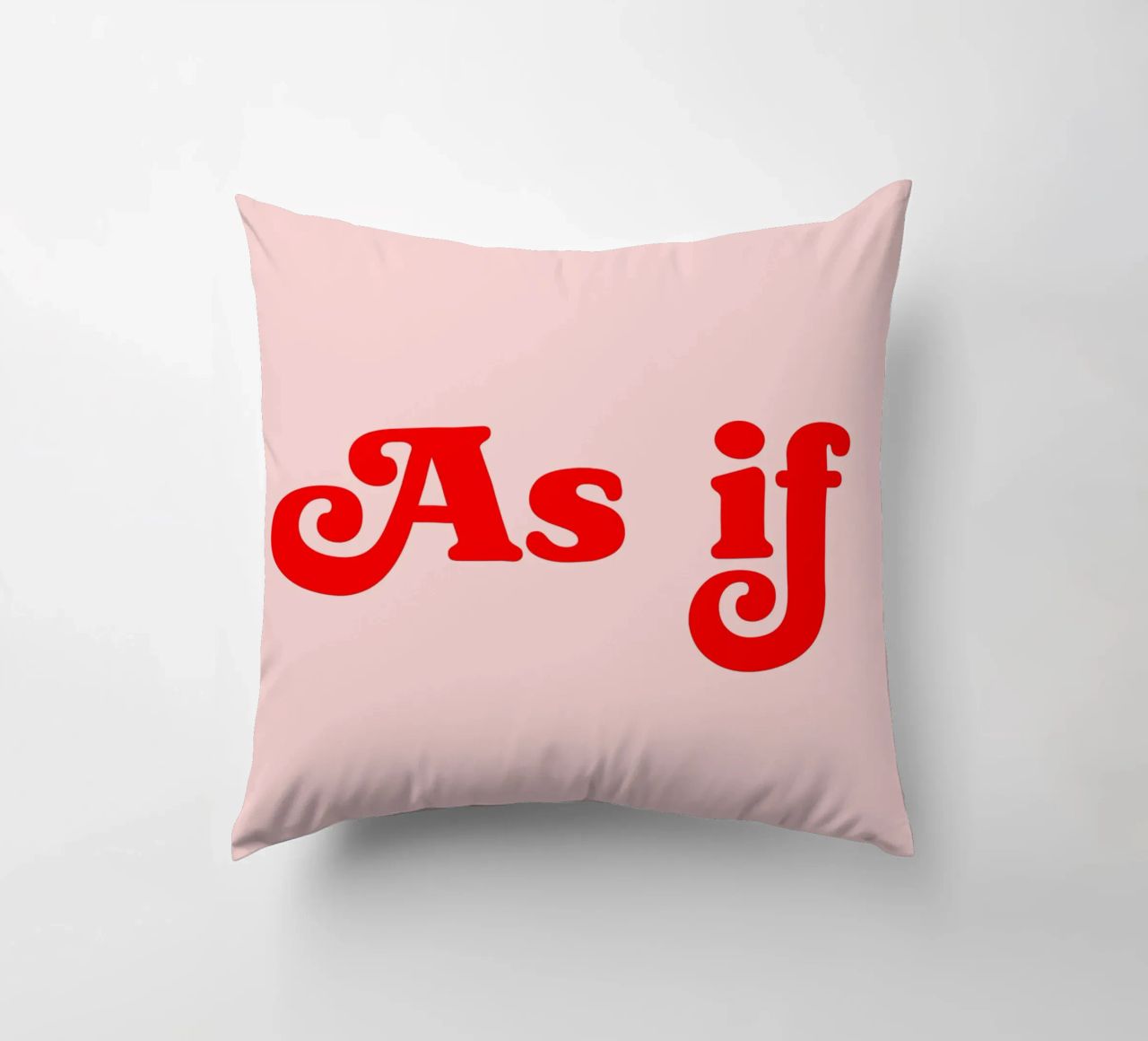 Alsof (roze en perzikkleur) kussen van Paigaam Studio