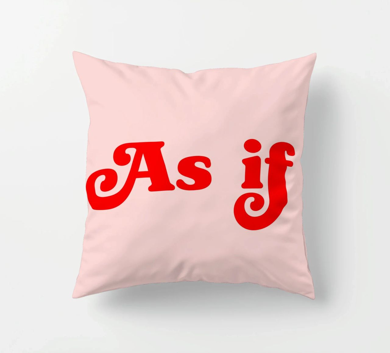 Alsof (roze en perzikkleur) kussen van Paigaam Studio
