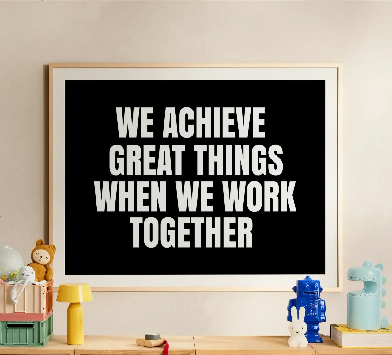 We achieve great things when we work together carta hahnemühle da happieeagle
