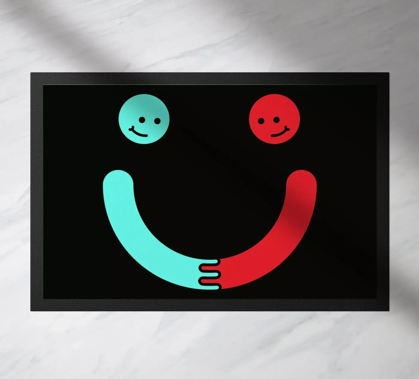 Happy doormat by Jaco Haasbroek