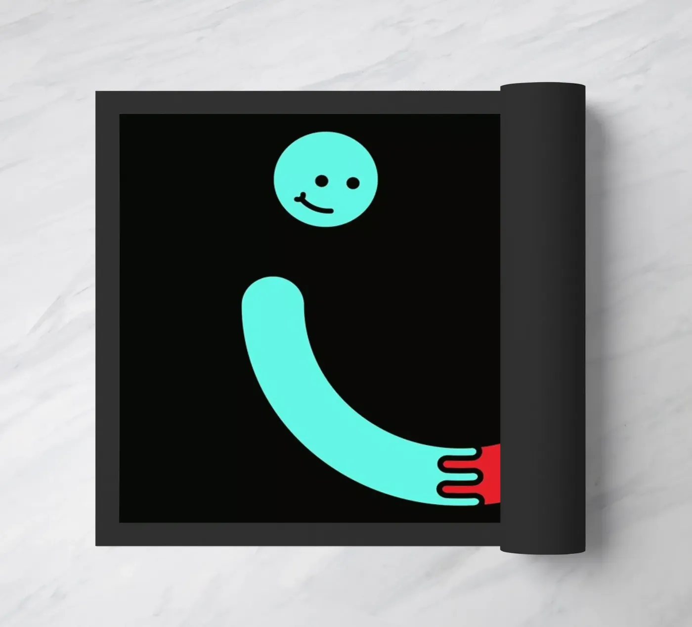 Happy doormat by Jaco Haasbroek