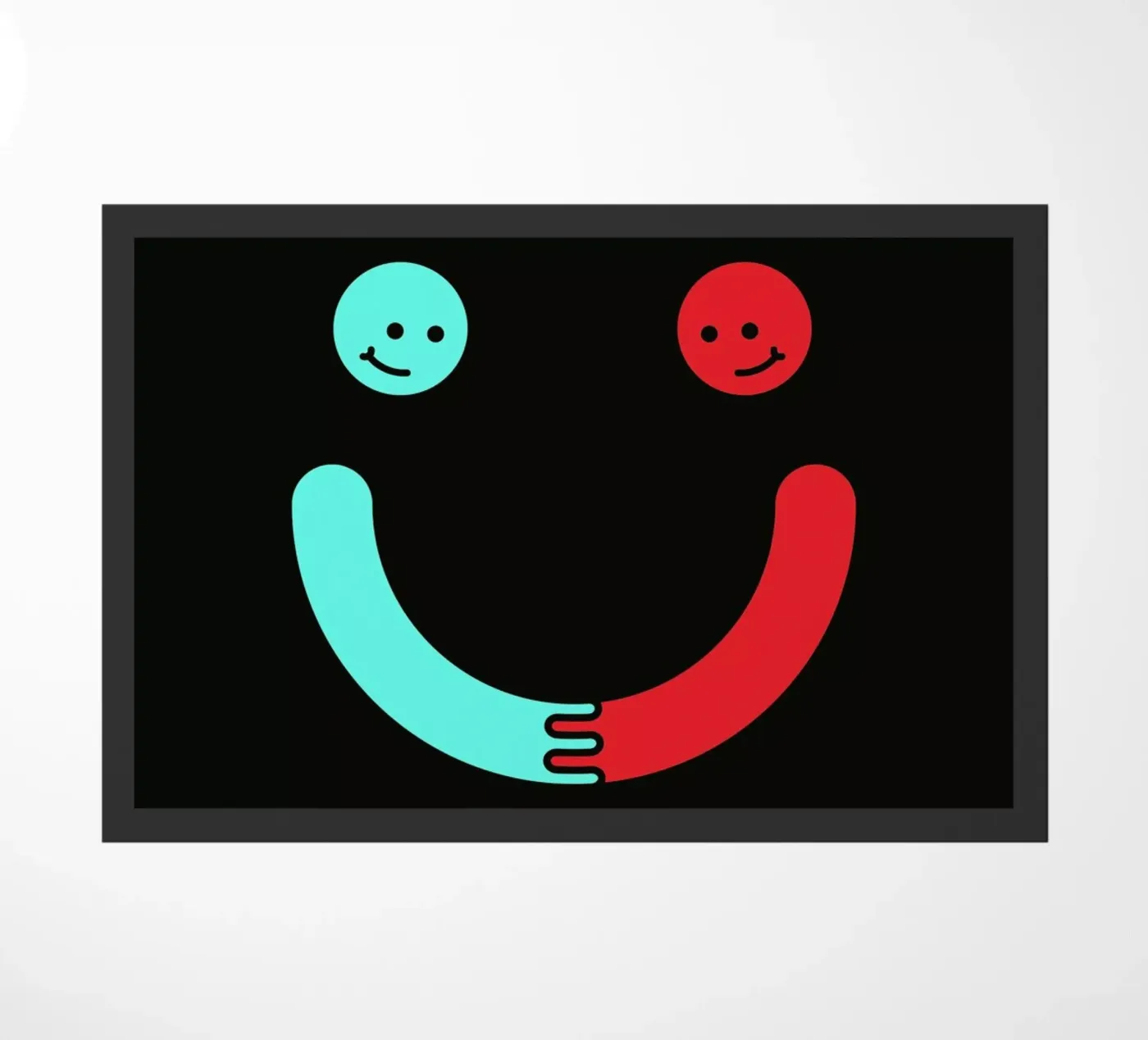 Happy deurmat van Jaco Haasbroek