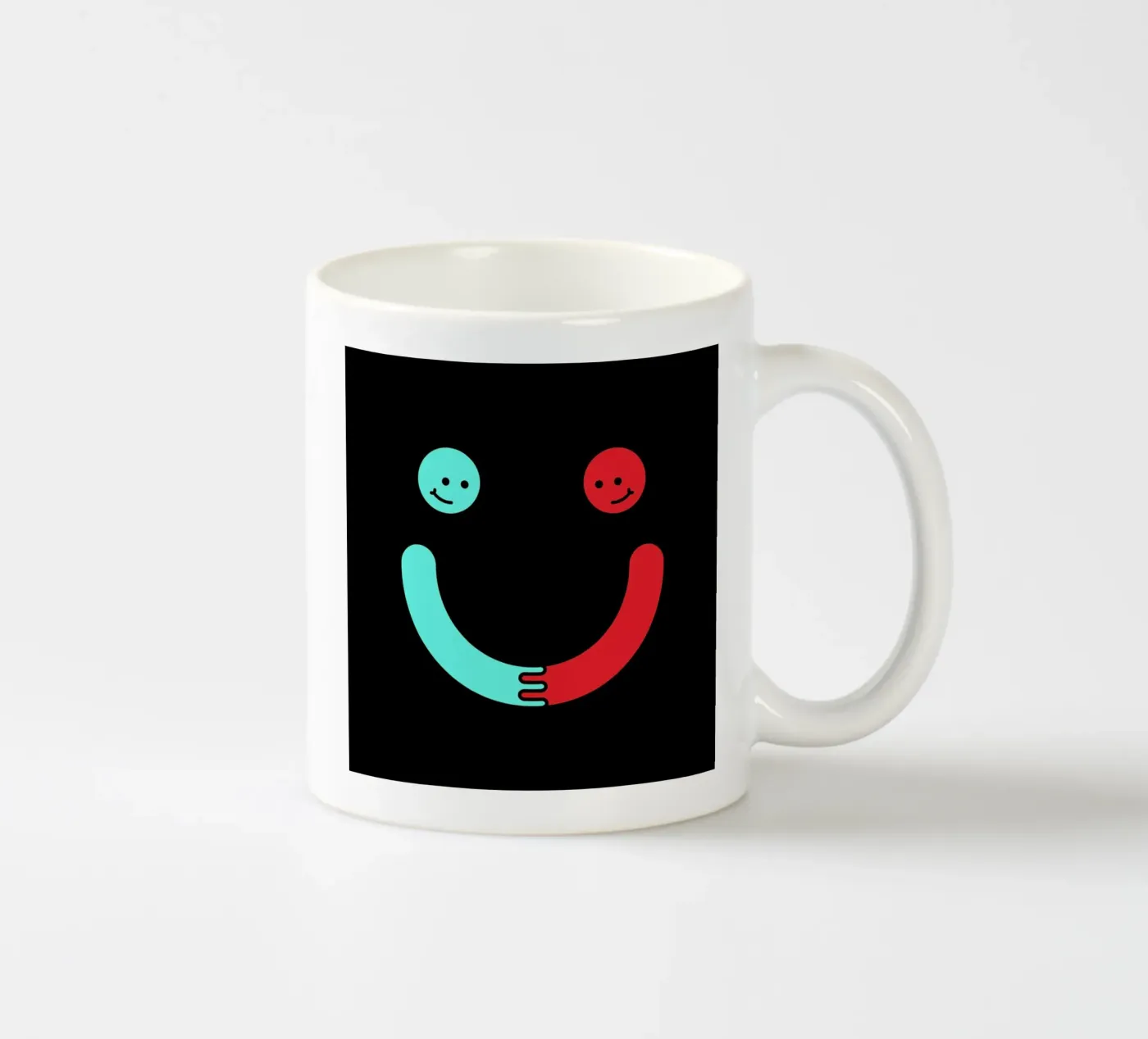 Happy ceramic mug by Jaco Haasbroek