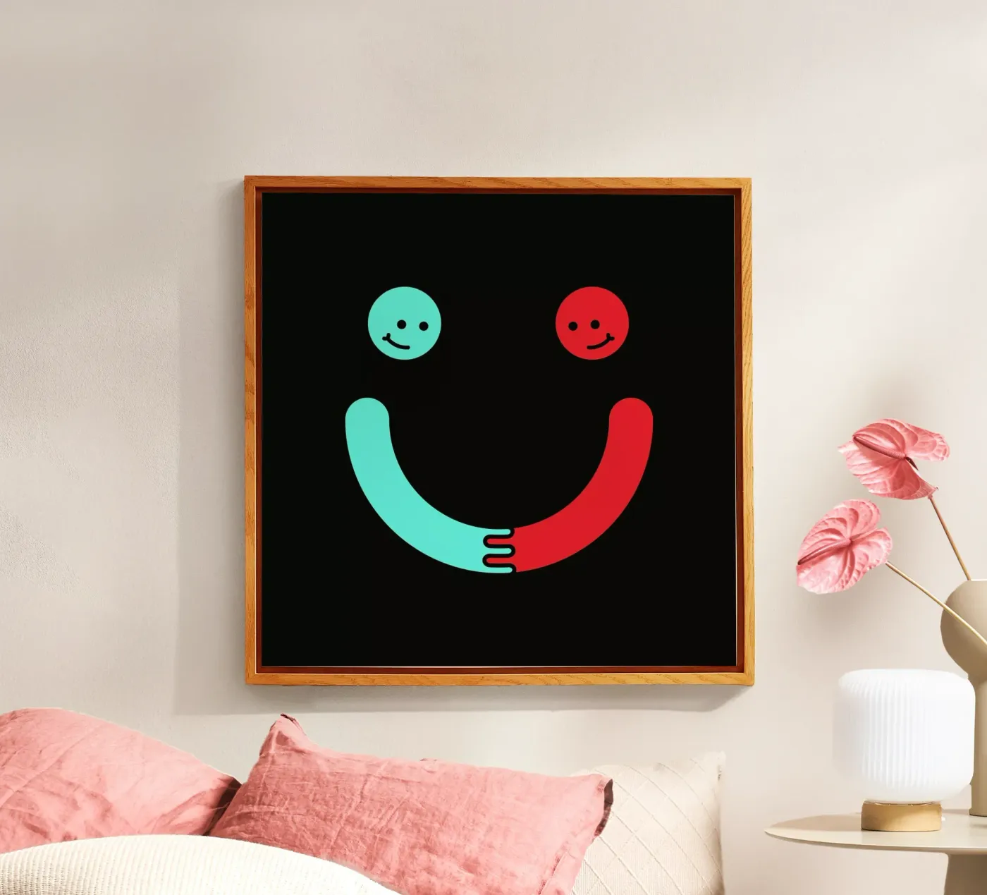Happy Acryl-Glas von Jaco Haasbroek
