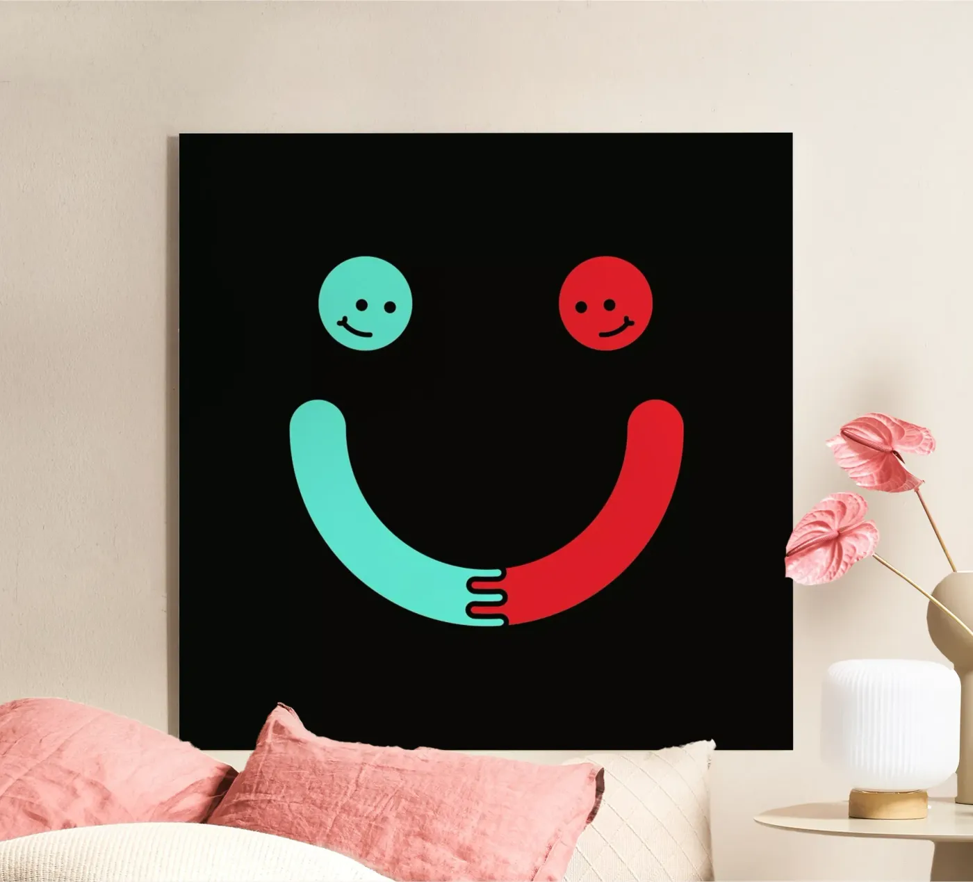 Happy Acryl-Glas von Jaco Haasbroek