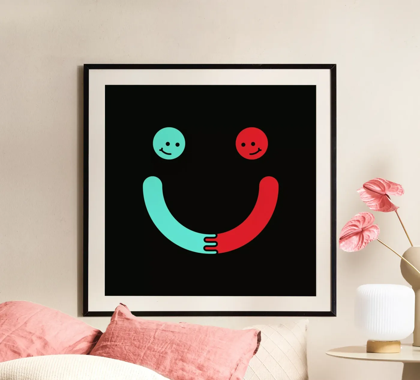 Happy poster van Jaco Haasbroek