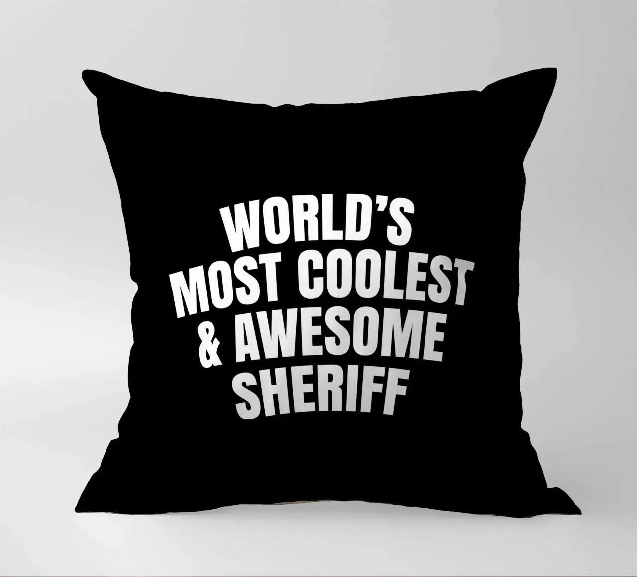 World's most coolest and awesome sheriff cojín de happieeagle