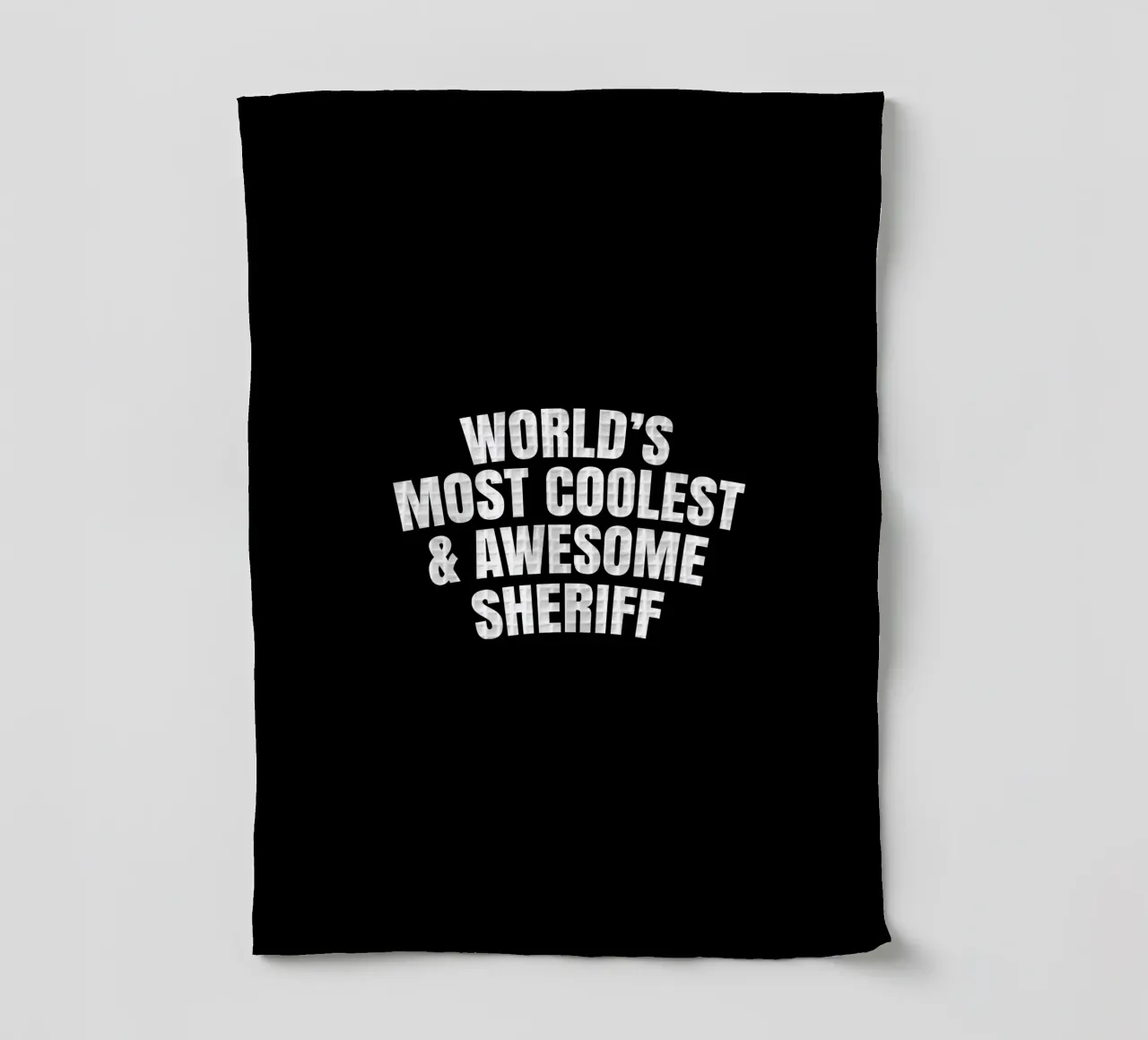 World's most coolest and awesome sheriff canovaccio da cucina da happieeagle