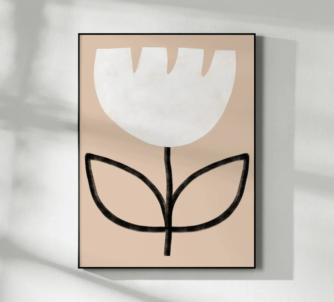 Tulip on beige plexiglass da BAINAI