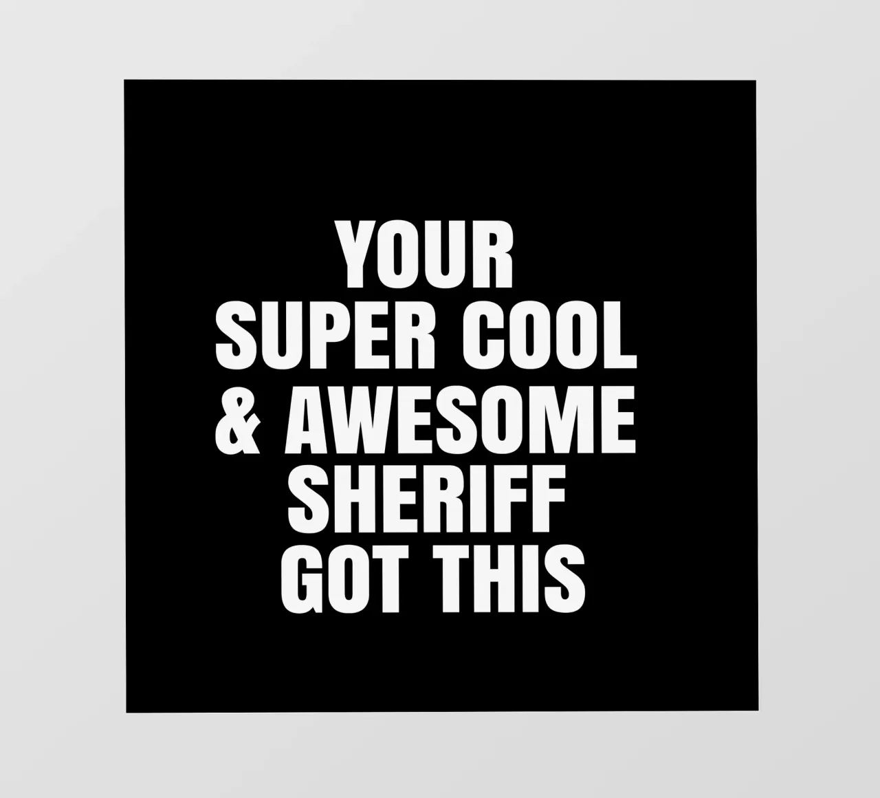 Your super cool and awesome sheriff got this pellicola backlit da happieeagle
