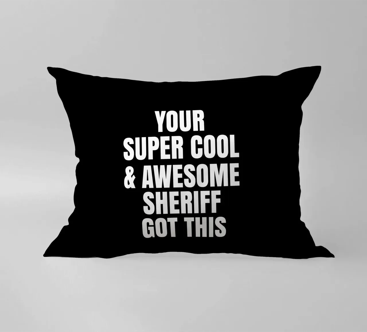 Your super cool and awesome sheriff got this cuscino da happieeagle