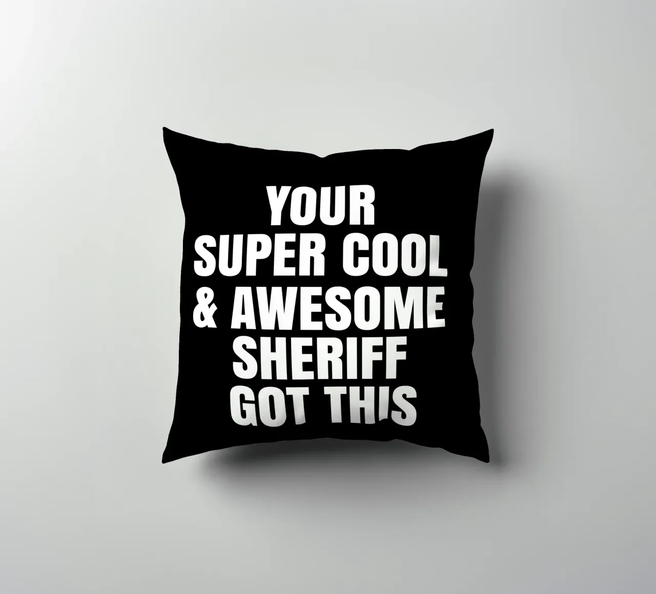 Your super cool and awesome sheriff got this cuscino da happieeagle