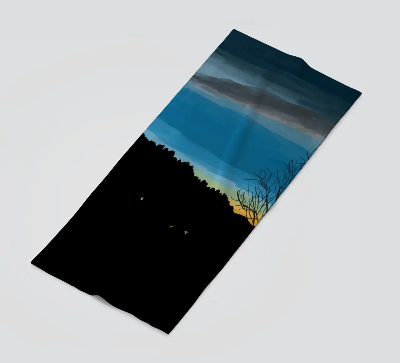 Blu tramonto telo mare da Asobōze