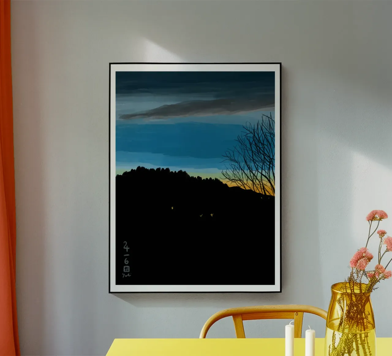 Blu tramonto plexiglass da Asobōze