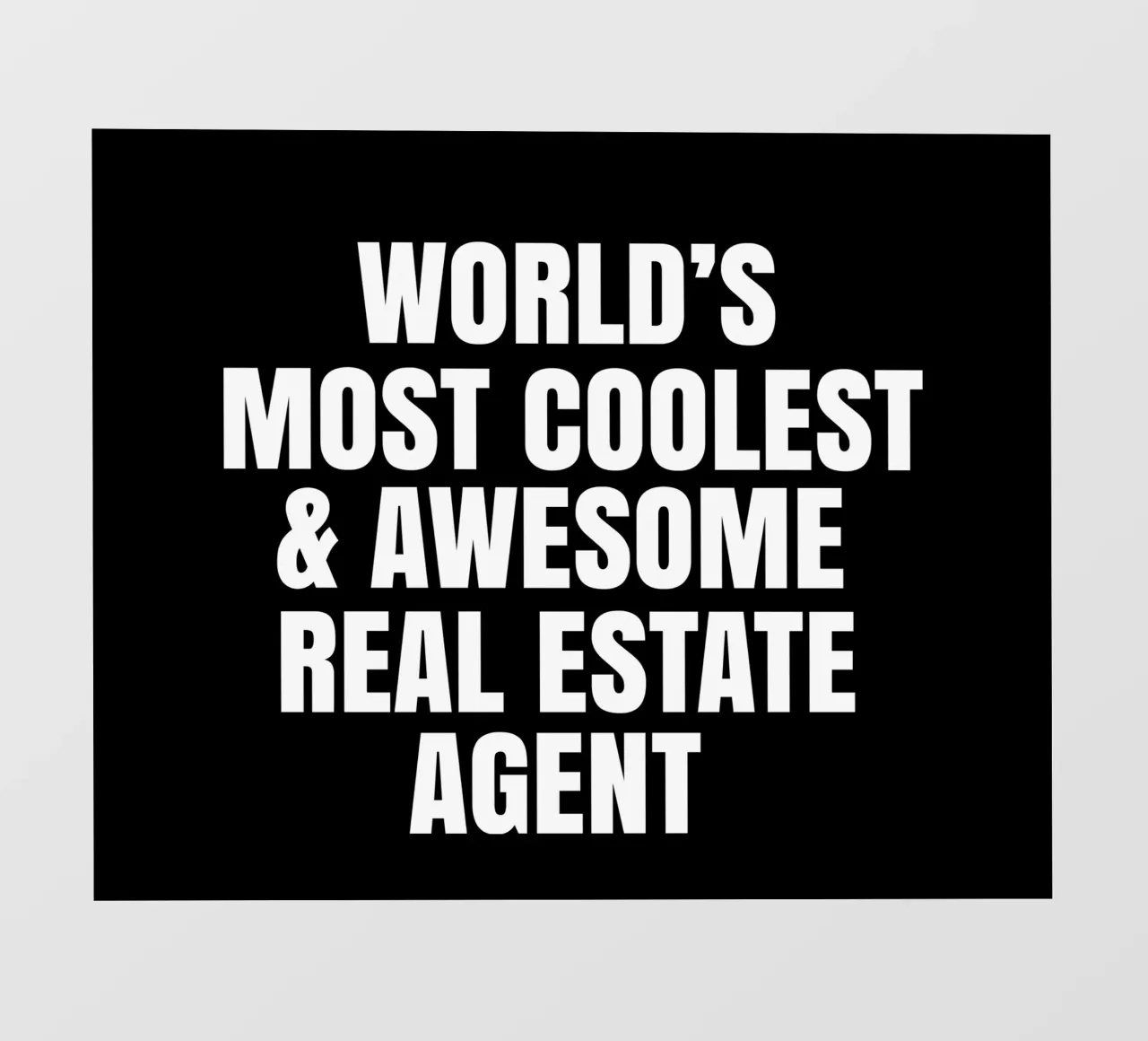 World's most coolest and awesome real estate agent telo in pvc da happieeagle