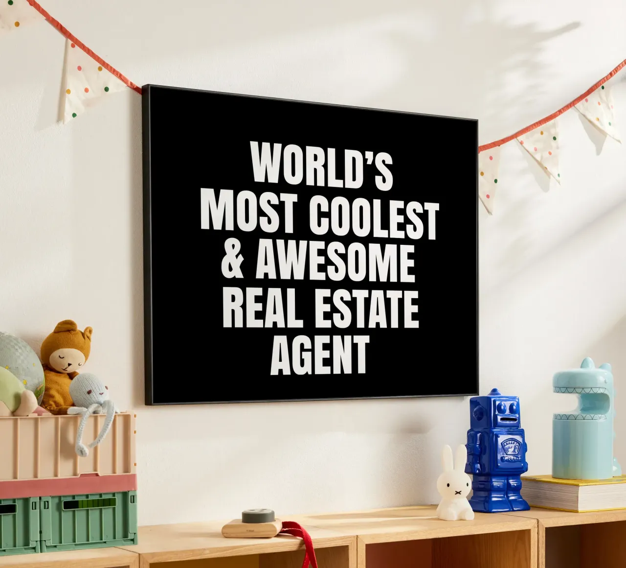 World's most coolest and awesome real estate agent alluminio dibond da happieeagle