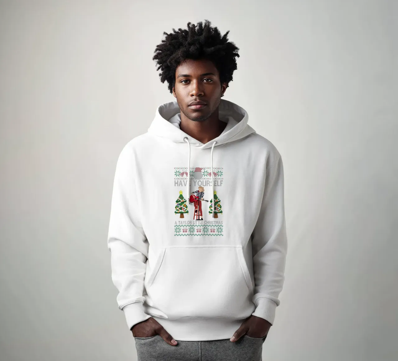 passate un Natale da taylor little felpa con cappuccio da kaiyaraiya