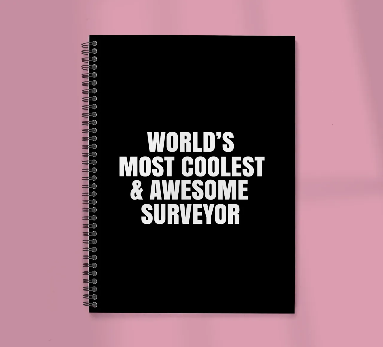 World's most coolest and awesome surveyor spiral notebook by happieeagle