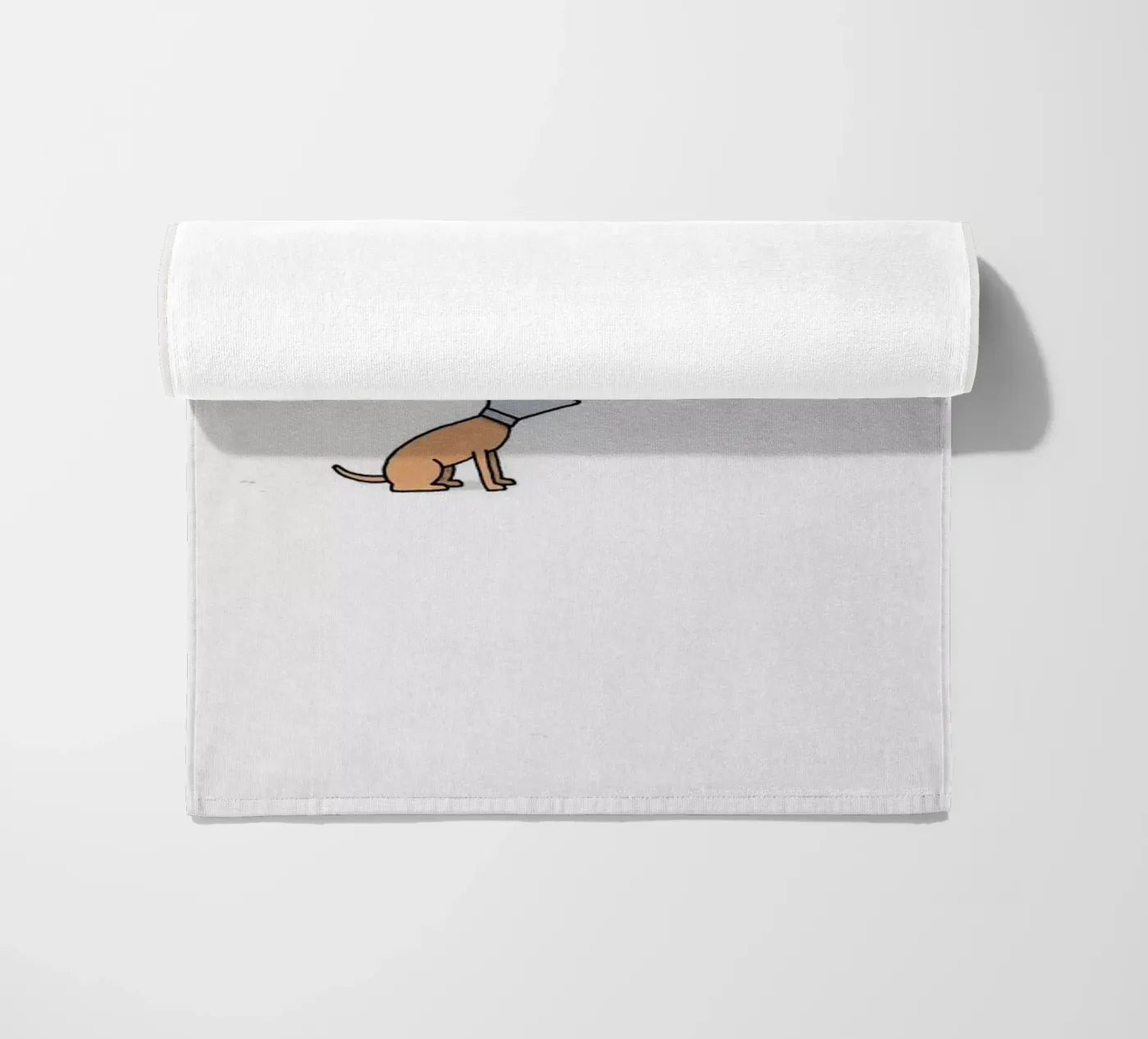 Dog beach towel by Jaco Haasbroek