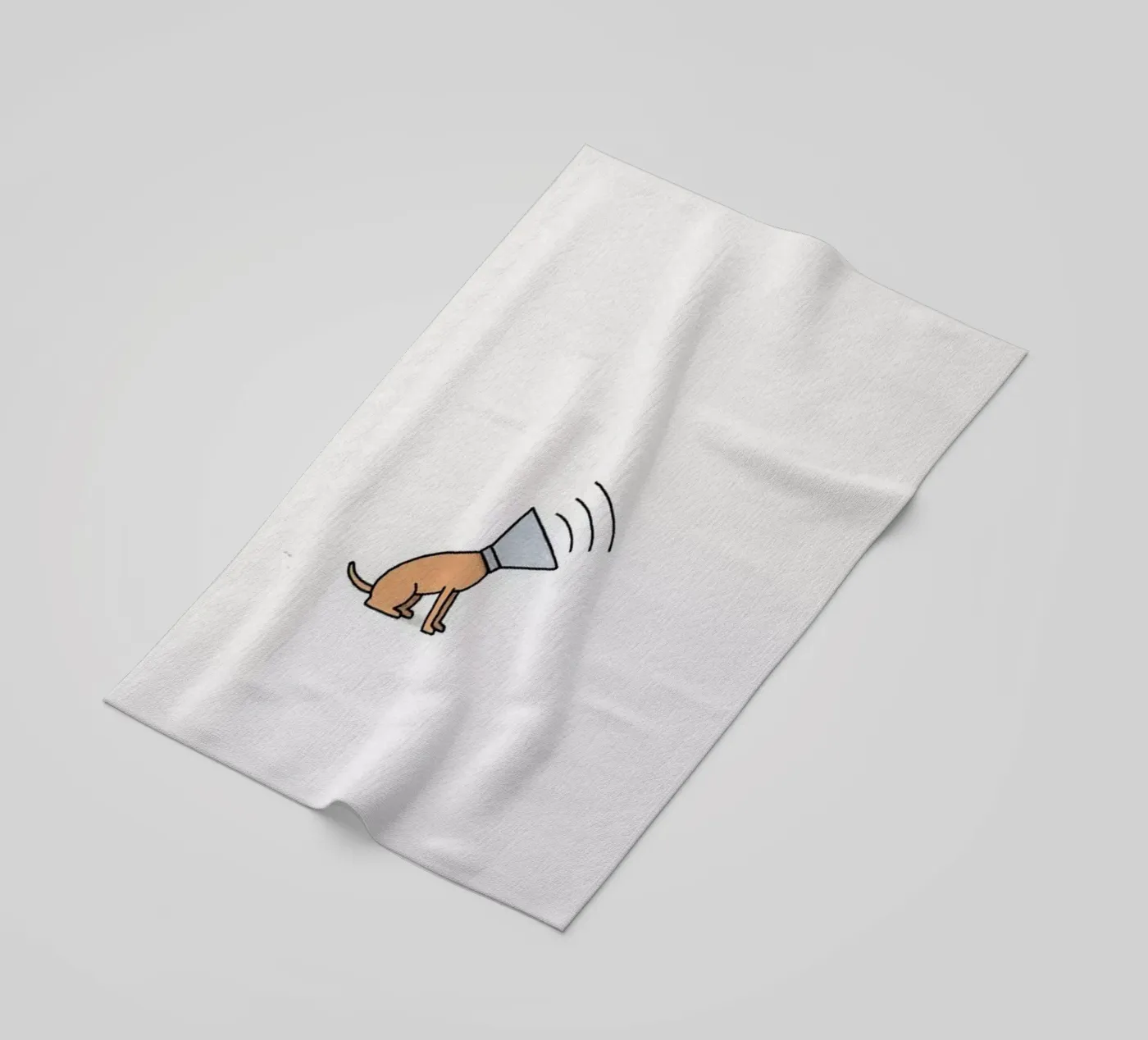 Dog beach towel by Jaco Haasbroek